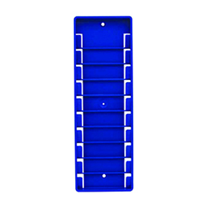 Blue Horizontal Plastic Badge Rack 3905-0155 | Willow Print Technologies